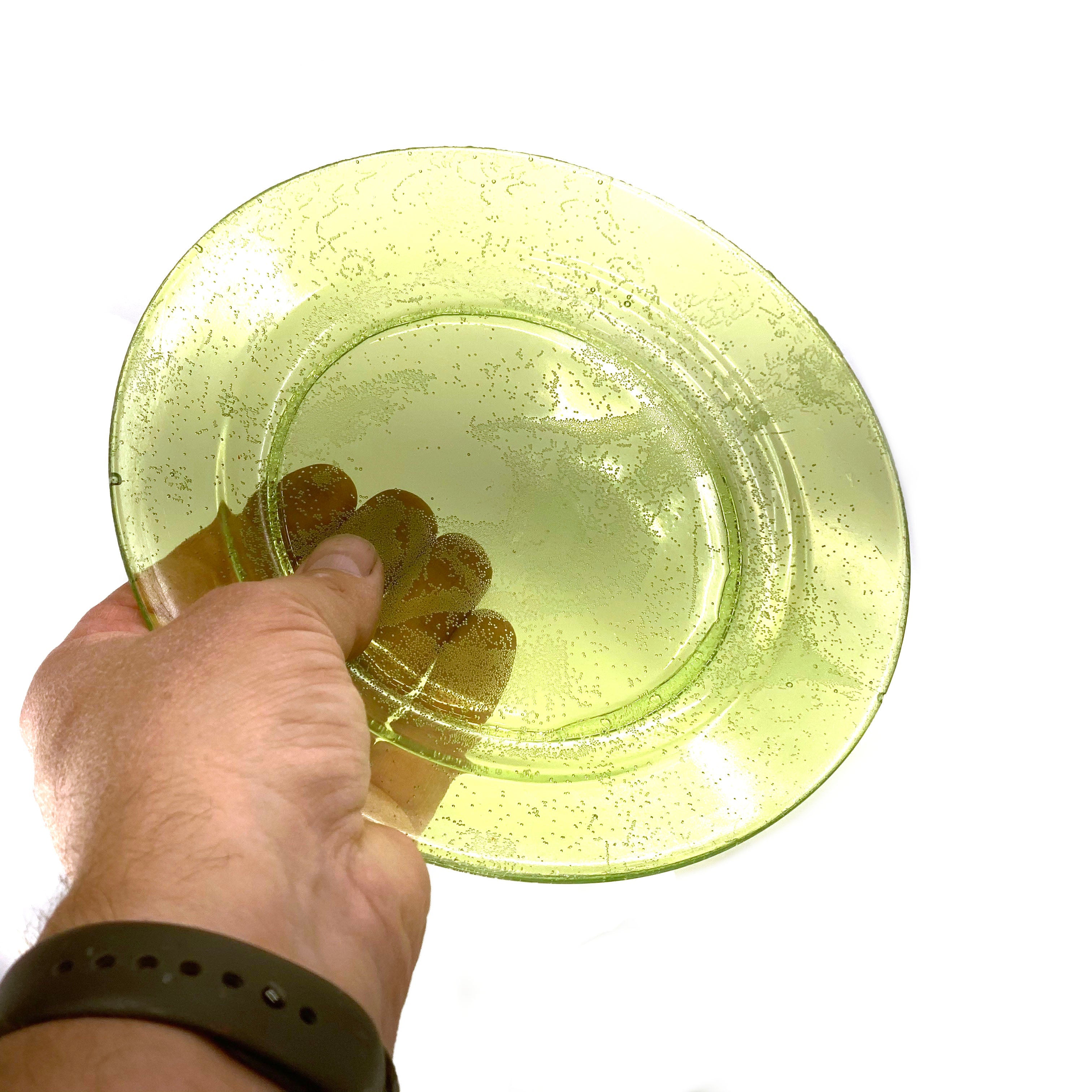 SMASHProps Breakaway Medium Dinner Plate - LIGHT GREEN translucent - Light Green,Translucent