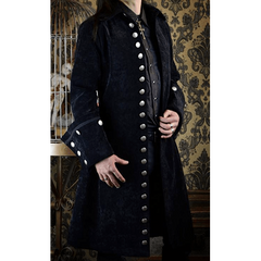 Black Velvet Galleon Coat {Large}