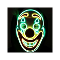Neon Light Clown Mask