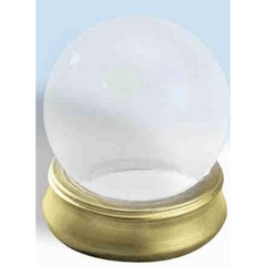 Crystal Ball With Attached Stand