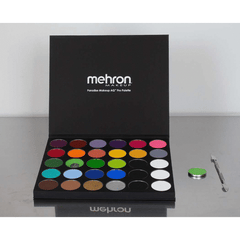 Mehron Pro 30 Color Paradise Water Activated Aqua Palette