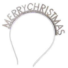 Glittery Assorted Merry Christmas Party Headband