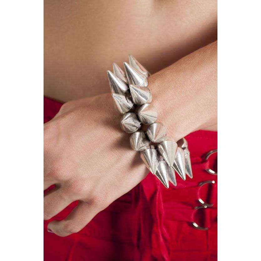 Spiked Double Row Bracelet