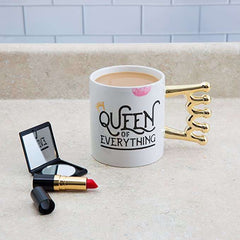 Queen of Everything Golden Crown Coffee Mug