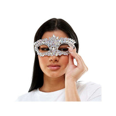 Elegant Rhinestone Masquerade Mask