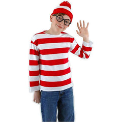 Kids Waldo Costume Kit
