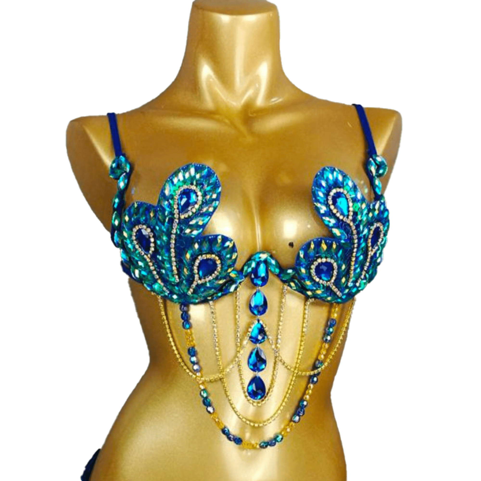  Womens Mermaid Clam Shell Bra Blue DIY Mermaid Costume