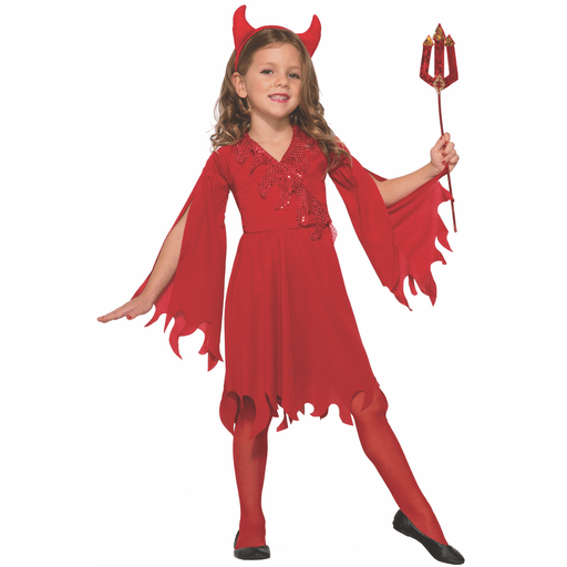 Delightful Devil Girl Kids Costume