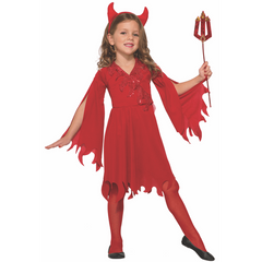 Delightful Devil Girl Kids Costume