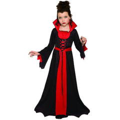 Vampiress Black and Red Dress Girl Child Costume