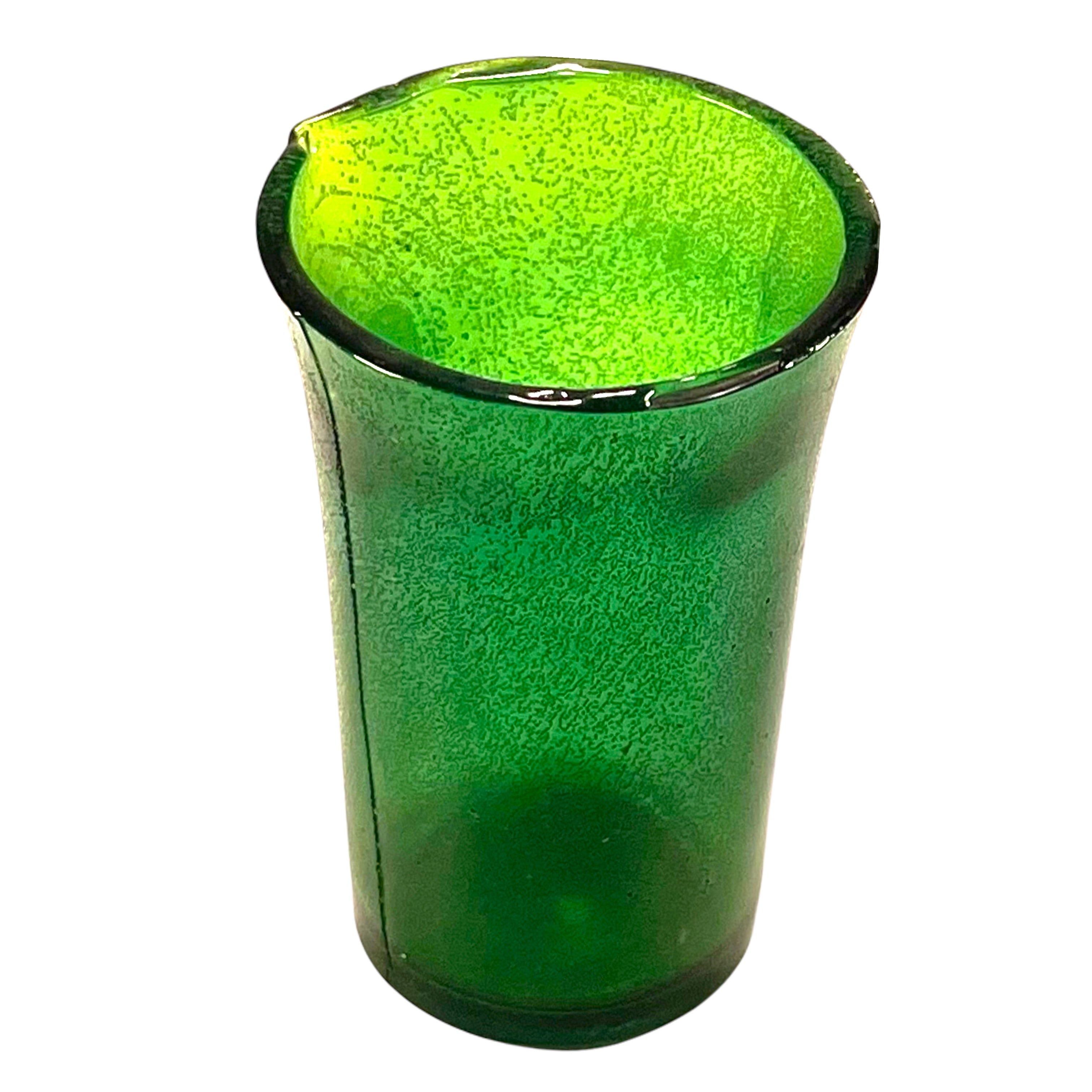 SMASHProps Breakaway Dessert or Cordial Shot Glass - DARK GREEN translucent - Dark Green Translucent