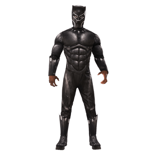 Black Panther Deluxe Adult Costume w/ Muscle Chest