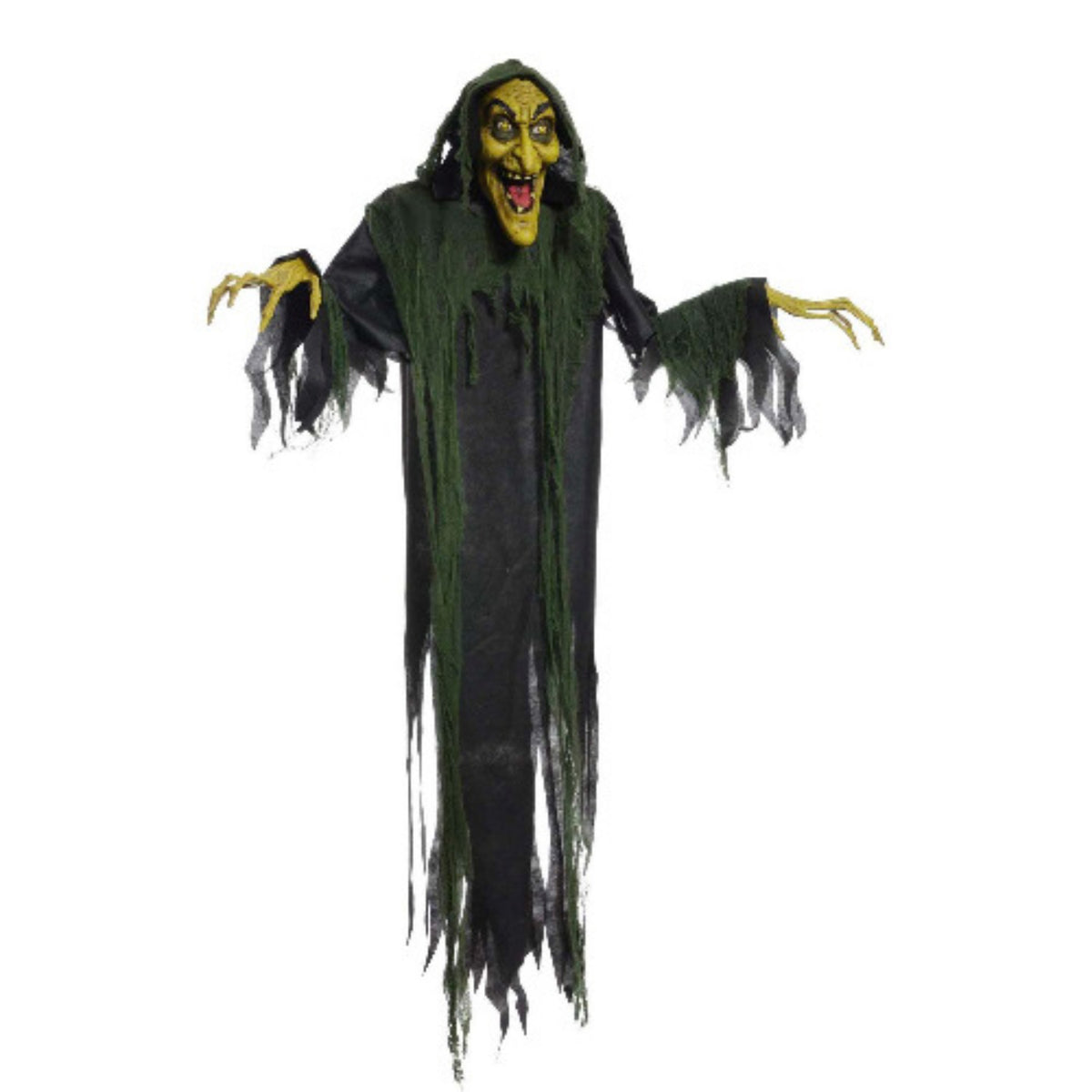 72" Hanging Witch Animated Prop