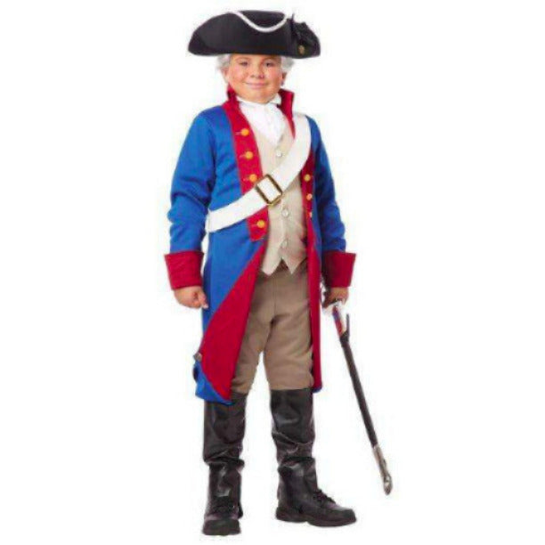 American Patriot Historical Kids Costume