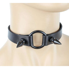 Bloodletter Spiked O-Ring Choker