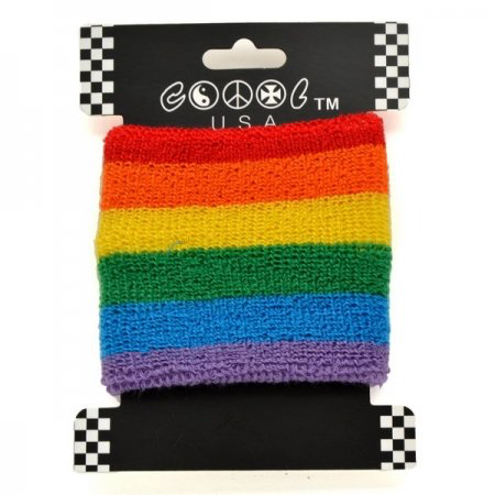Rainbow Print Wristband