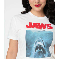 Jaws Movie Poster T-Shirt - Womens