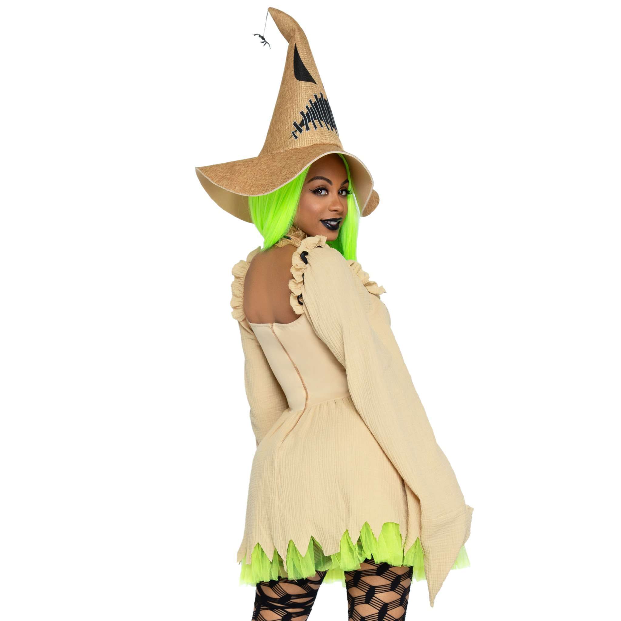 Bugged Out Baddie Sexy White Dress Witches Adult Costume