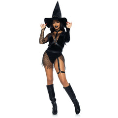 Sexy Crafty Witch Woman's Adult Costume w/ Hat