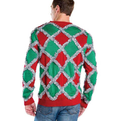 Men's Ornament and Garland Ugly Christmas Sweater