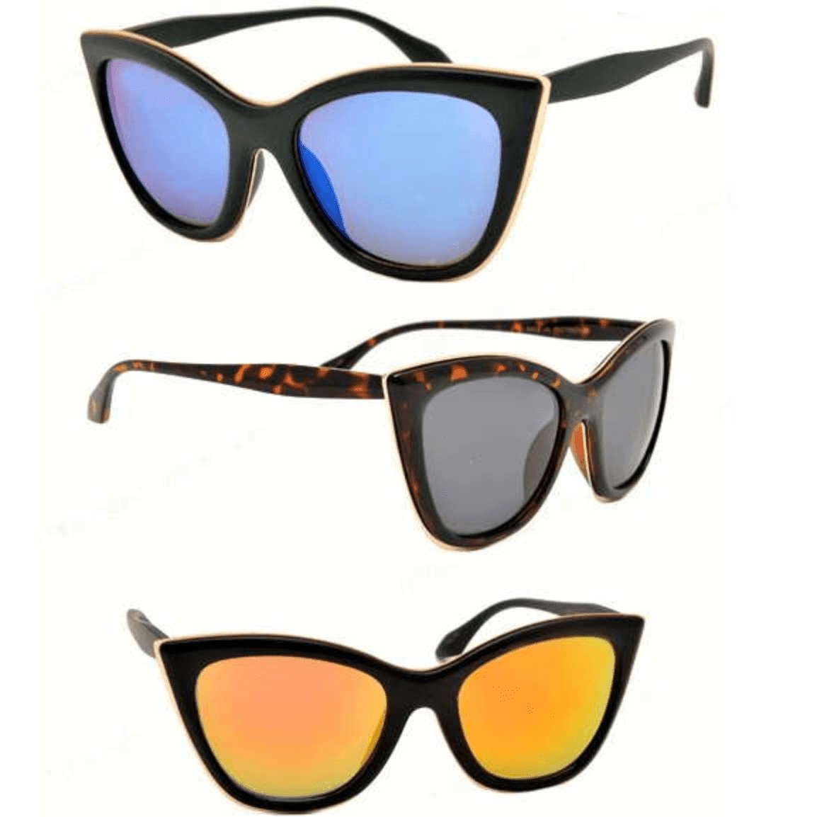 Cat Shape Frames With Metal Band (Assorted Colors)