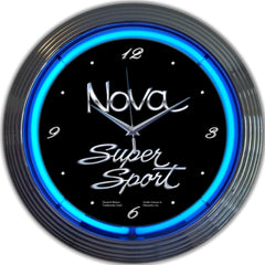 Gm Chevy Nova Neon Clock