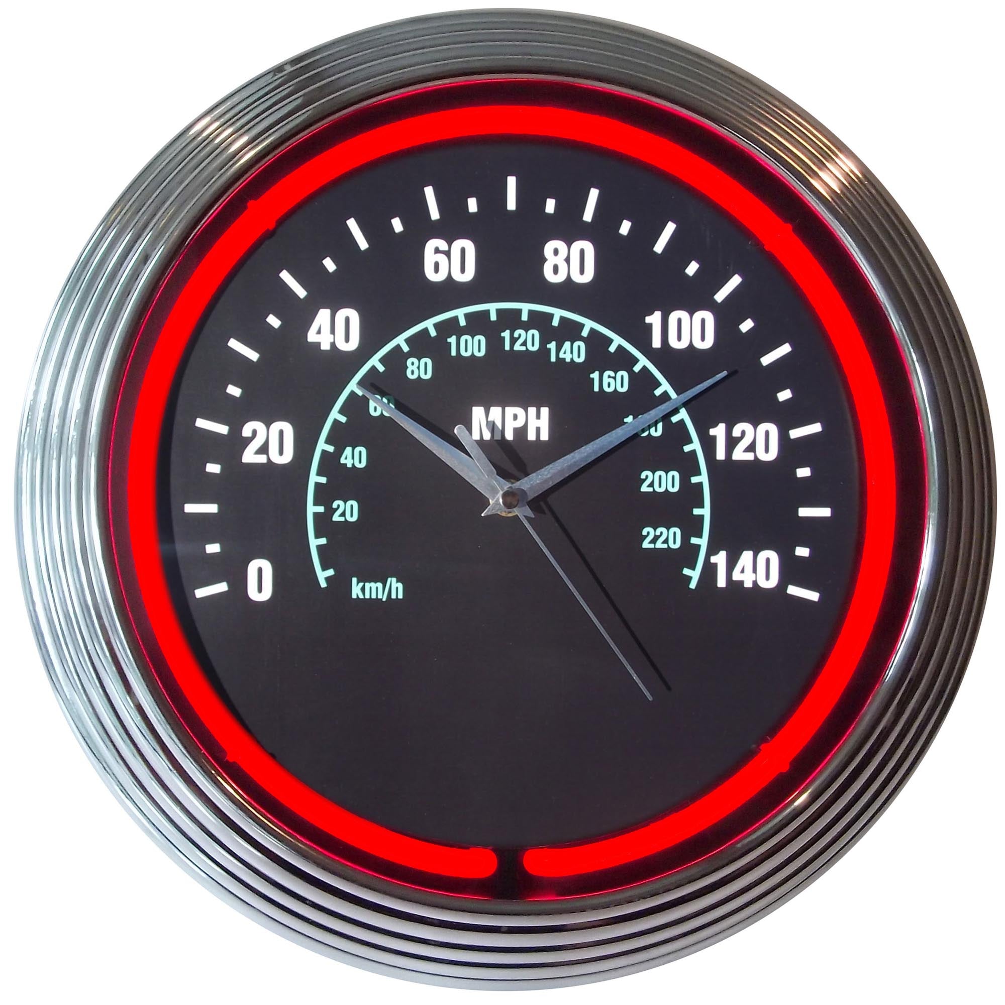 Speedometer Neon Clock