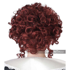 Elizabethan Lady Historical Wig with Self Adhesive Pearl Sheet
