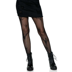 Get Ghosted Spooky Ghost Fishnet Tights