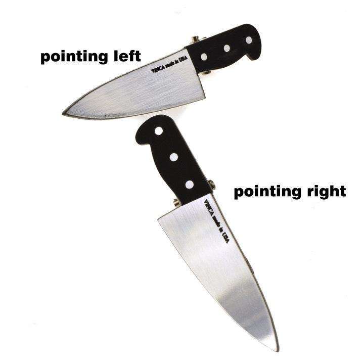 Mini Knife Hair Clip (Left/Right)