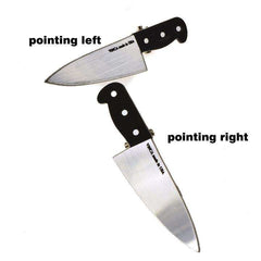 Mini Knife Hair Clip (Left/Right)