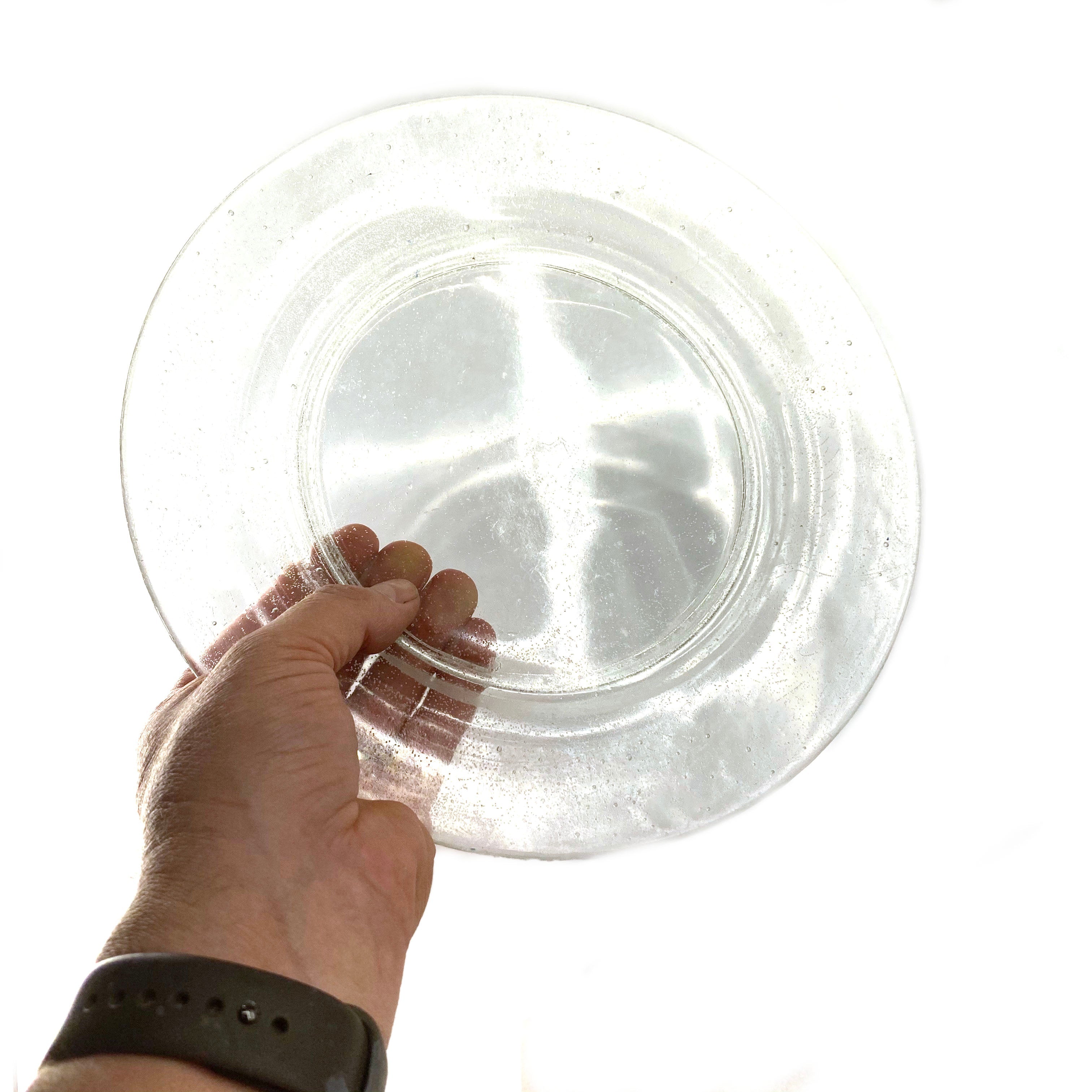 SMASHProps Breakaway Large Dinner Plate - CLEAR - Clear,Translucent