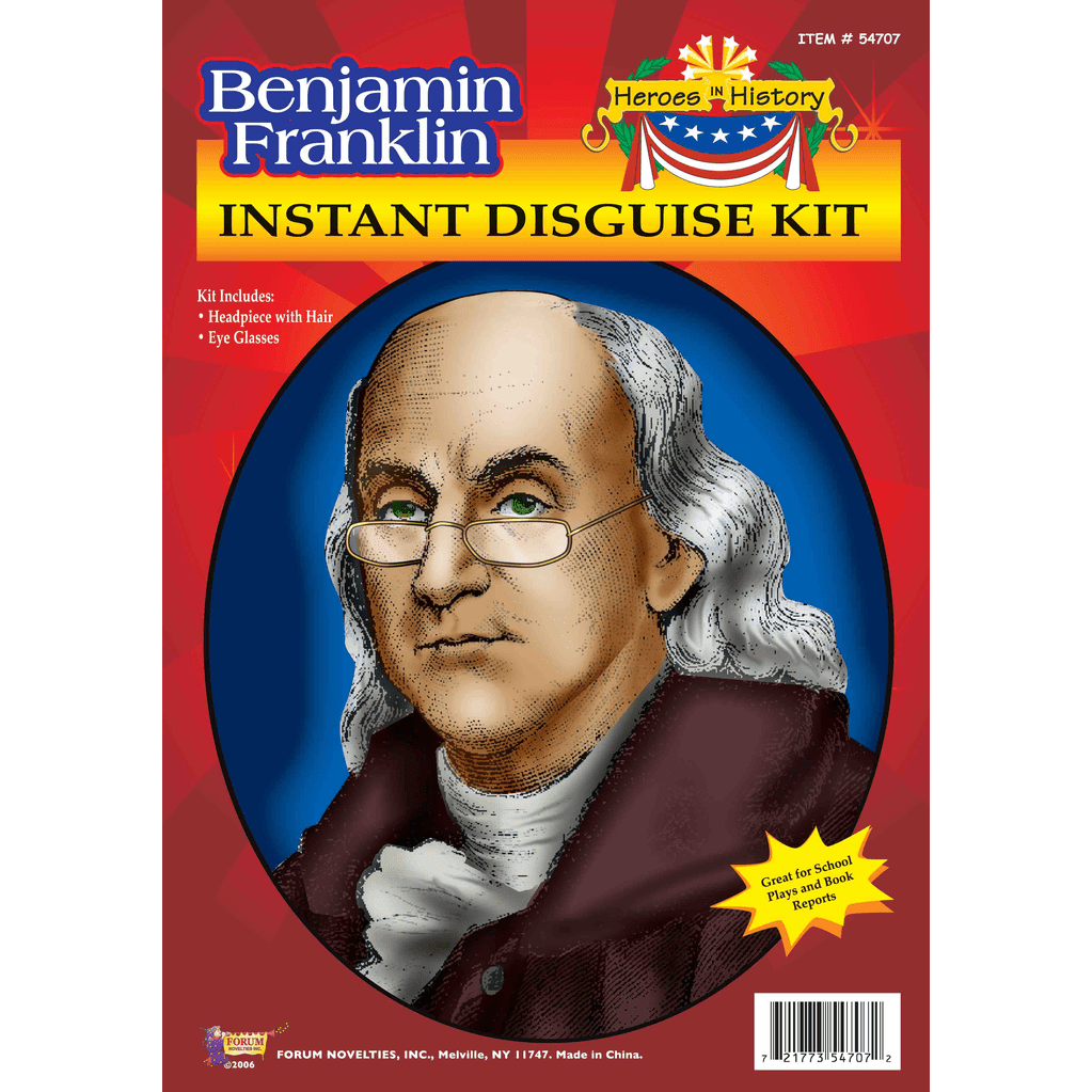Benjamin Franklin Instant Disguise Kit
