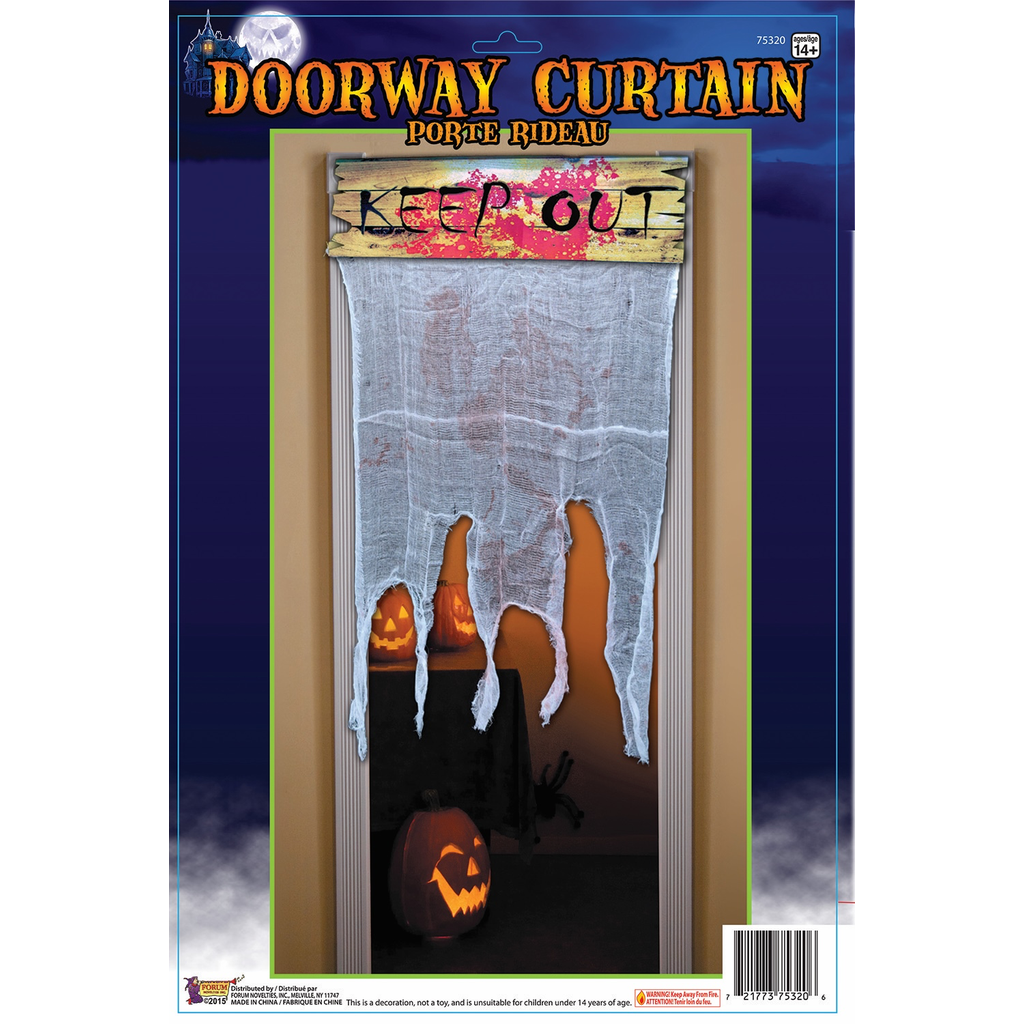 Keep Out Door Curtain