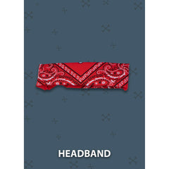 Metal Rocker Accessory Kit w/ Headband , Wig & Tattoo Arm Sleeve
