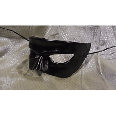 Black Buccaneer Leather Mask