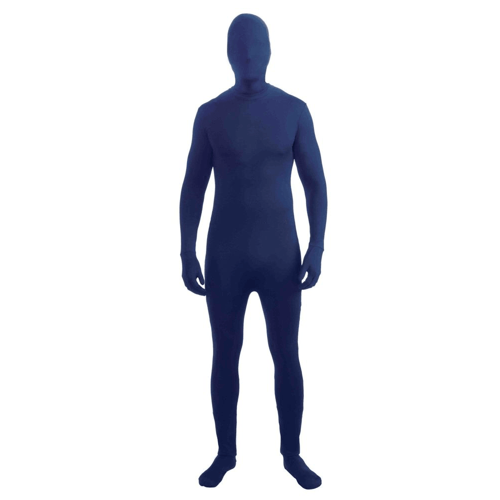Blue Disappearing Man XL Adult Costume