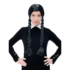 Gothic Girl Black Unisex Wig
