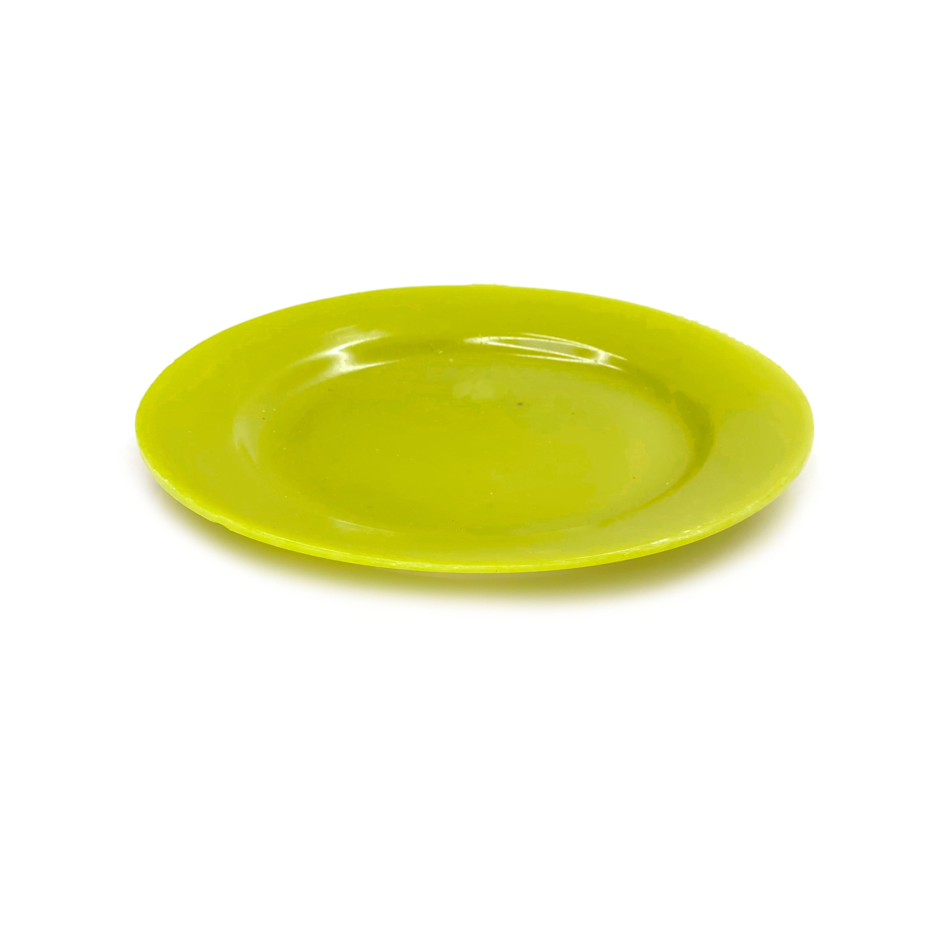 SMASHProps Breakaway Medium Dinner Plate - LIGHT GREEN opaque - Light Green,Opaque