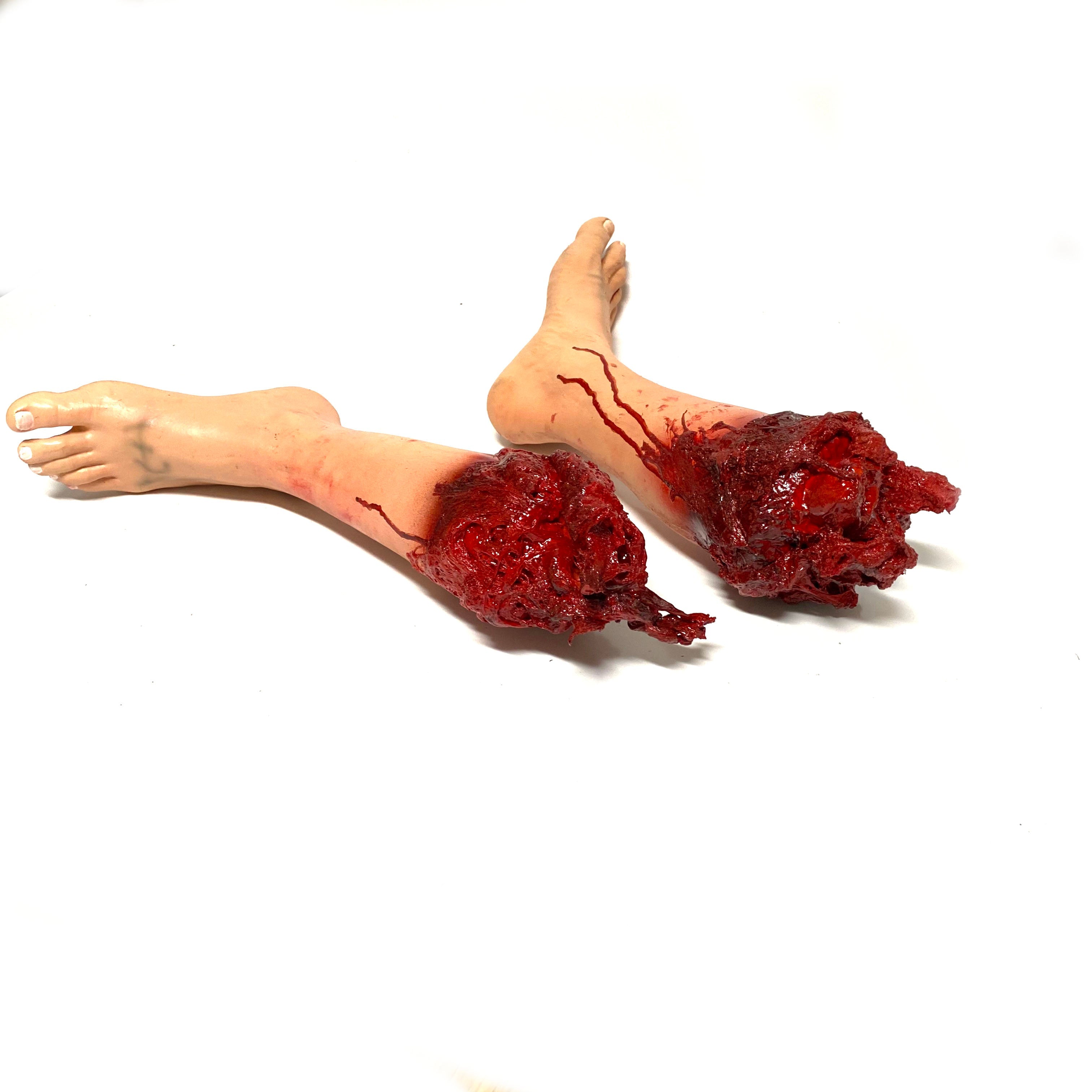 Severed Leg - Foam Rubber with Gore Effects - Pair - Both Legs