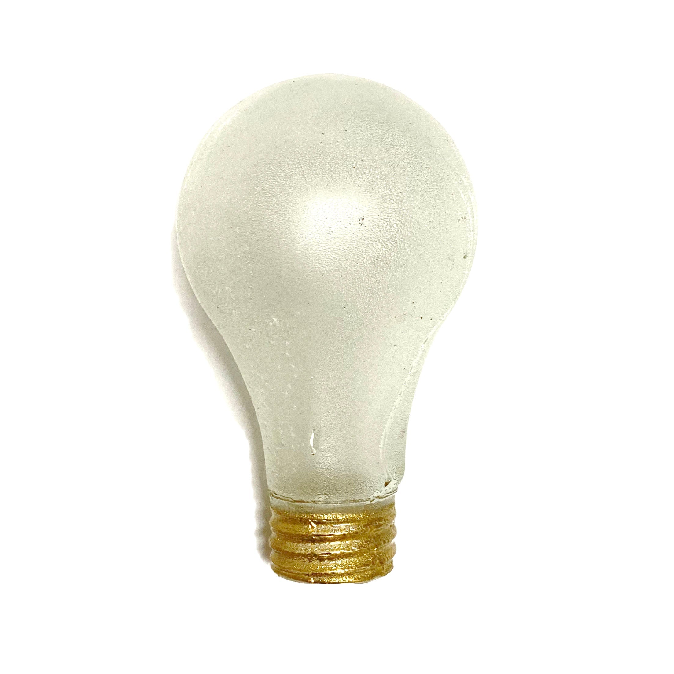 SMASHProps Breakaway Standard Light Bulb - FROSTED / GOLD - Frosted Bulb,Gold Base