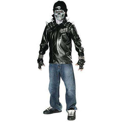 Metal Skull Biker Child Costume & Mask