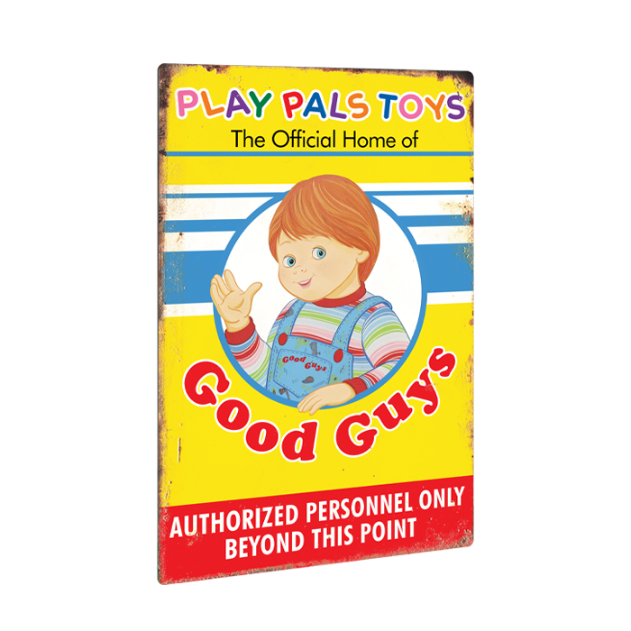 Child's Play 2 - Play Pals Aluminum Sign