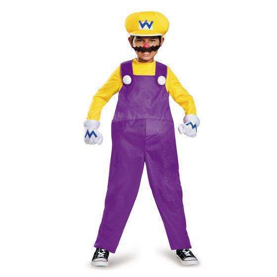 Deluxe Super Mario Wario Kids Costume
