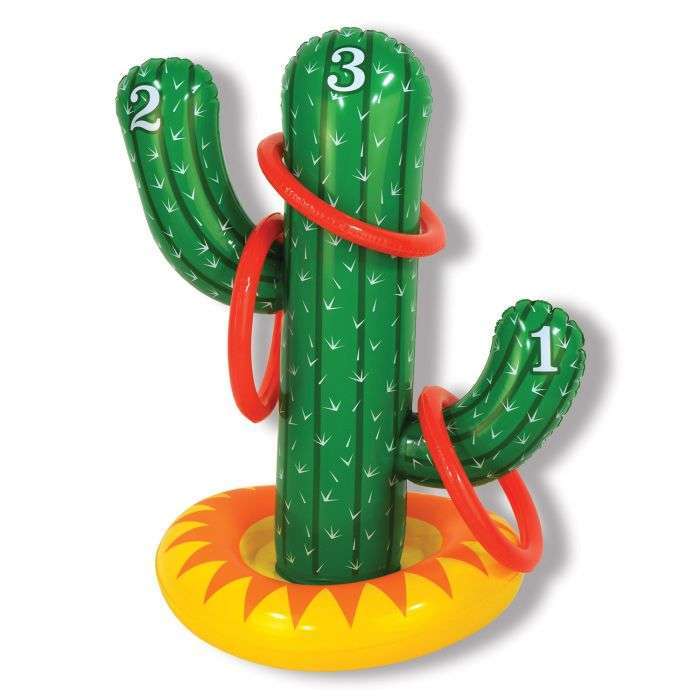 Inflatable Cactus Ring Toss