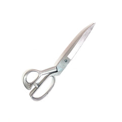 Large Plastic Scissors or Shears with Functional Moving Parts - New - Chrome