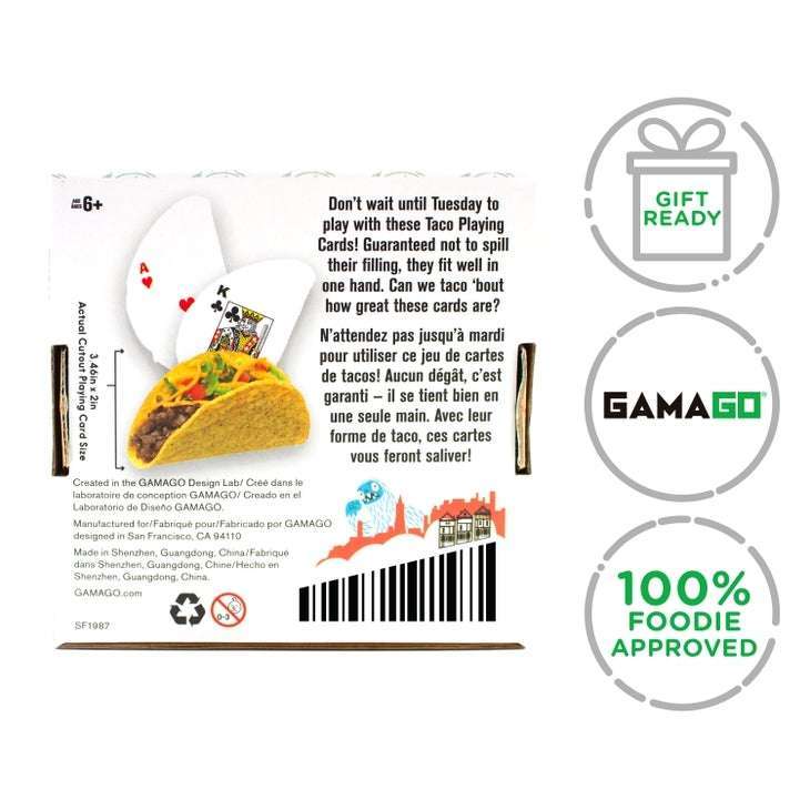 Taco Shaped Playing Cards