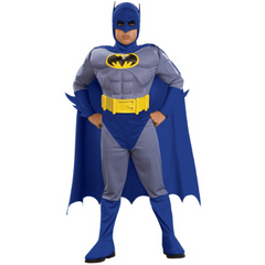 Classic Batman large Child Costume w/ Muscle Padding