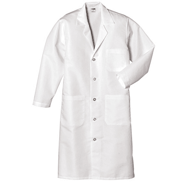Plain White Lab Coat in size 4X