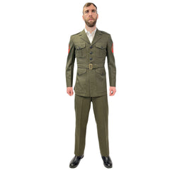 Original Army Green World War II Service Adult Uniform